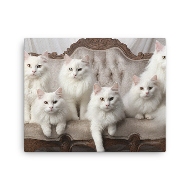 Turkish Angora Canvas - PosterfyAI.com