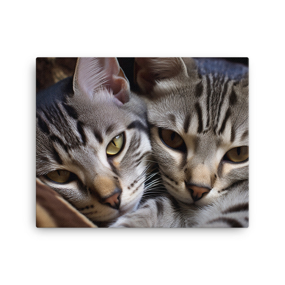 Egyptian Mau Canvas - PosterfyAI.com