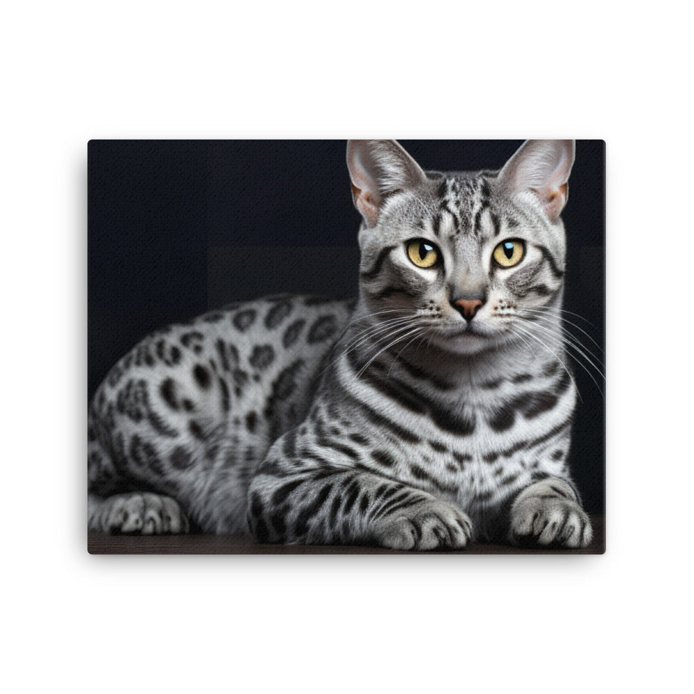 Egyptian Mau Canvas - PosterfyAI.com