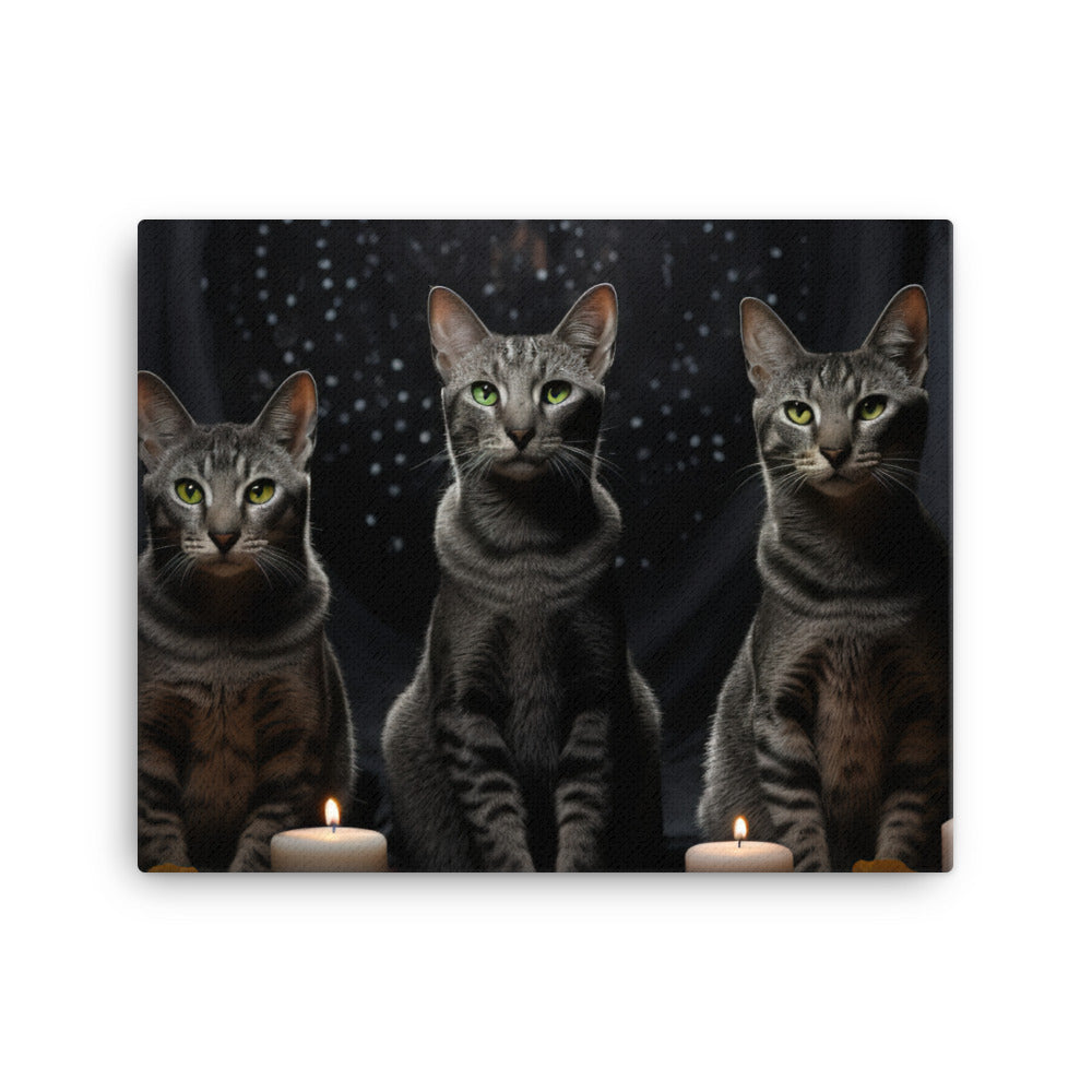 Egyptian Mau Canvas - PosterfyAI.com