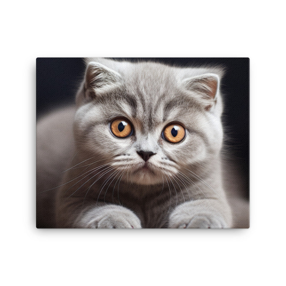 Scottish Fold Canvas - PosterfyAI.com