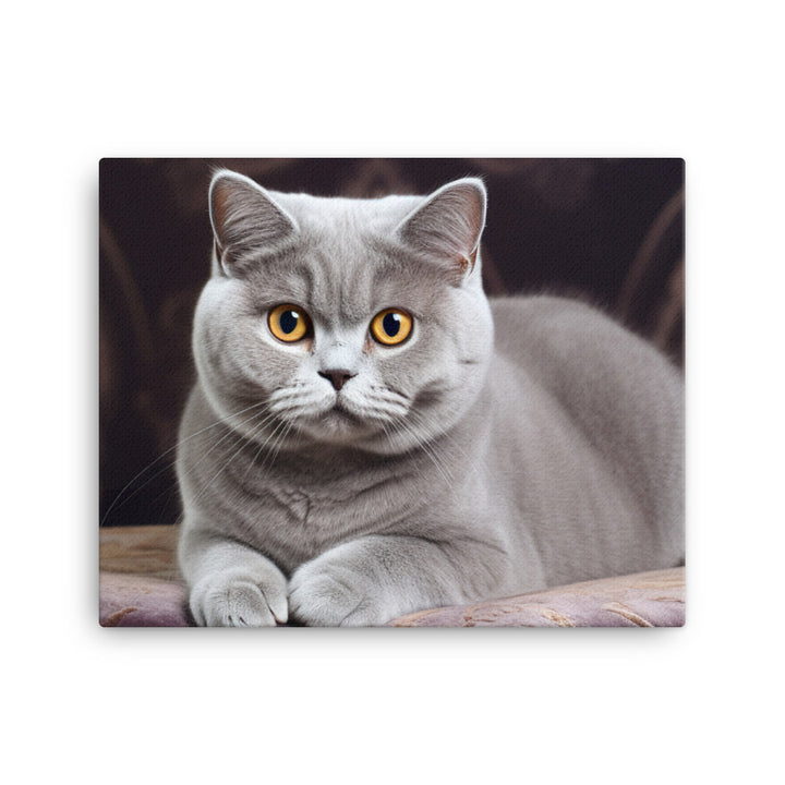 British Shorthair Canvas - PosterfyAI.com