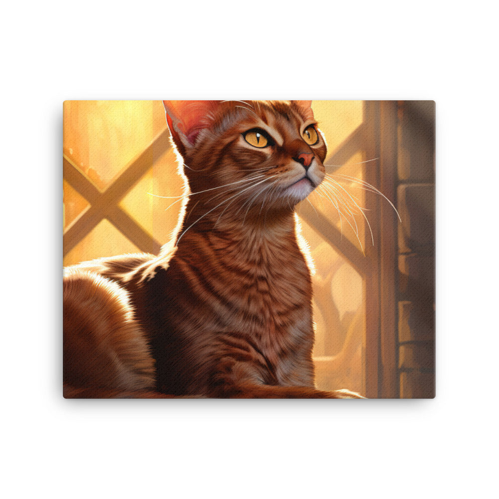 Abyssinian Canvas - PosterfyAI.com