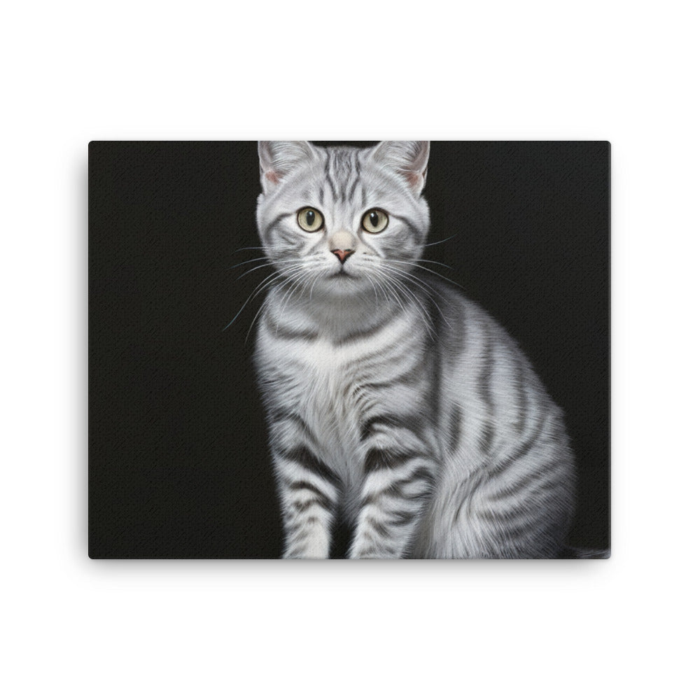 American Shorthair Canvas - PosterfyAI.com