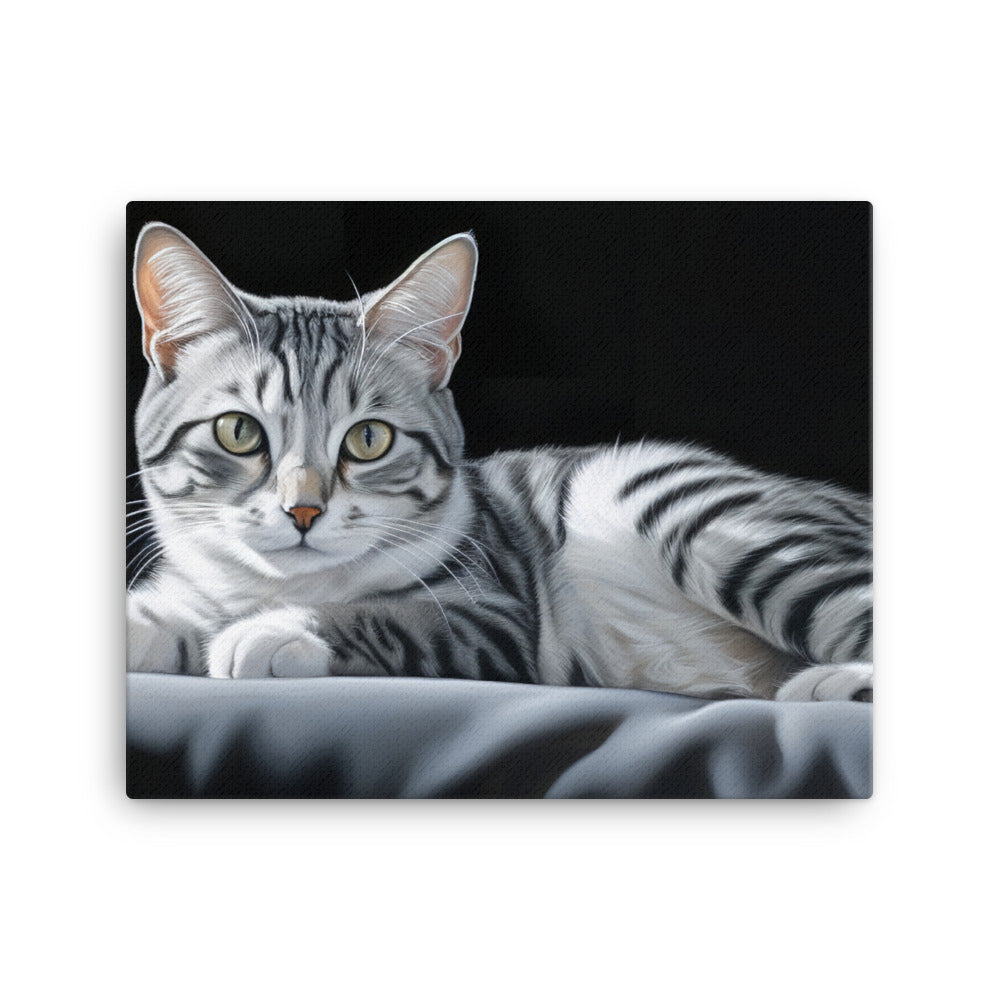 American Shorthair Canvas - PosterfyAI.com