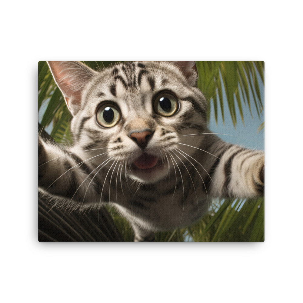 American Shorthair Canvas - PosterfyAI.com