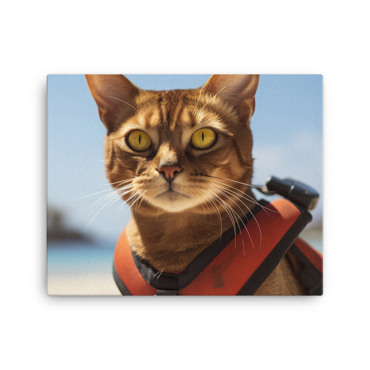 Abyssinian Lifeguard Canvas - PosterfyAI.com