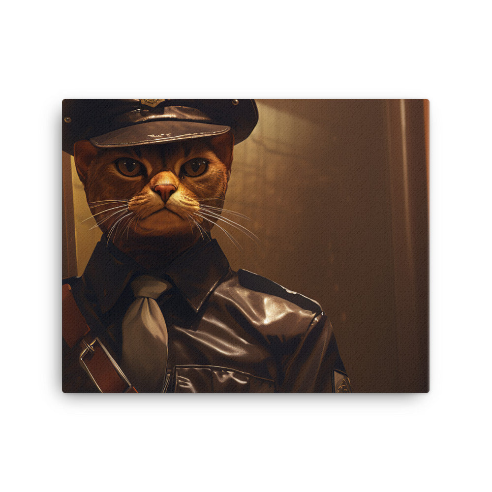 Abyssinian Prison Officer Canvas - PosterfyAI.com