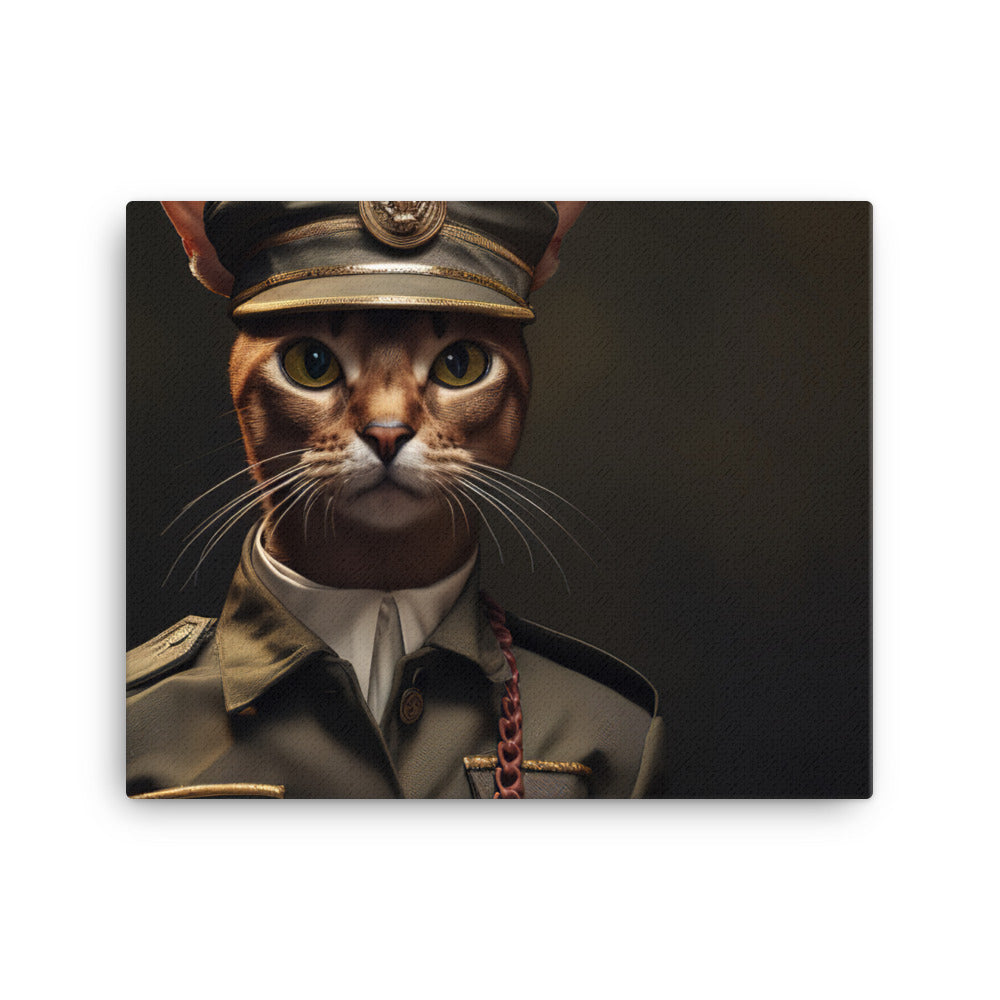 Abyssinian Prison Officer Canvas - PosterfyAI.com