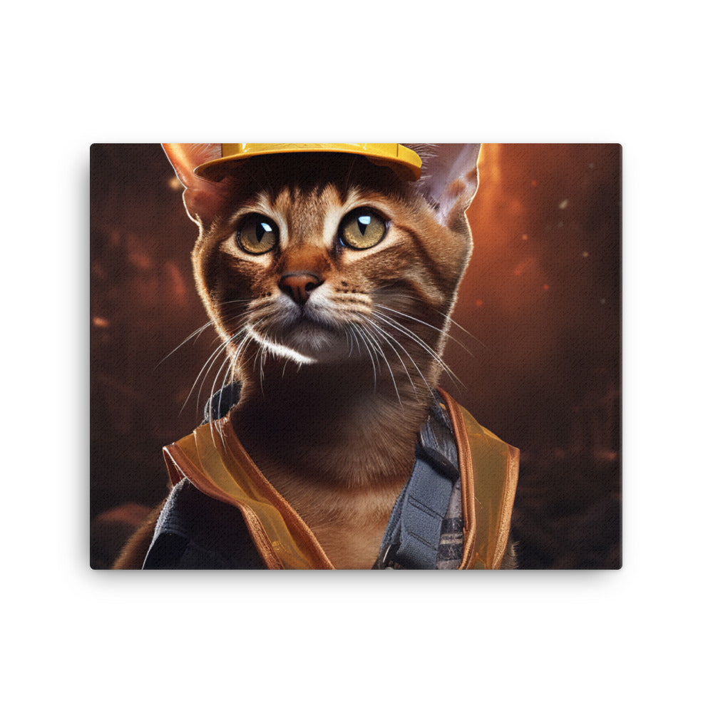 Abyssinian Contractor Canvas - PosterfyAI.com