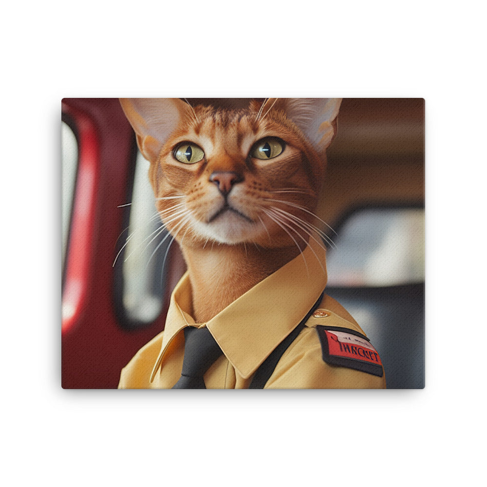 Abyssinian Transit Operator Canvas - PosterfyAI.com