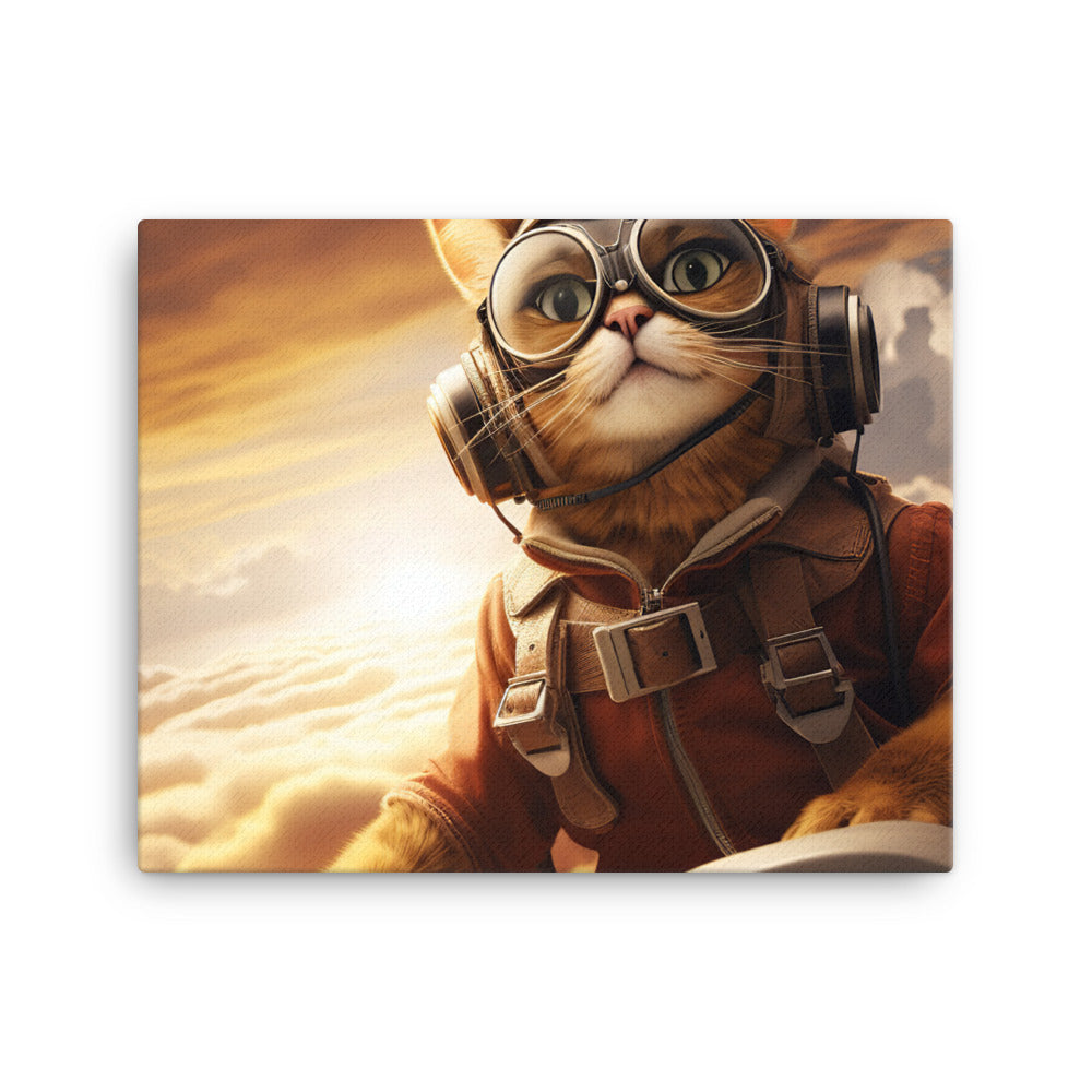 Abyssinian Pilot Canvas - PosterfyAI.com