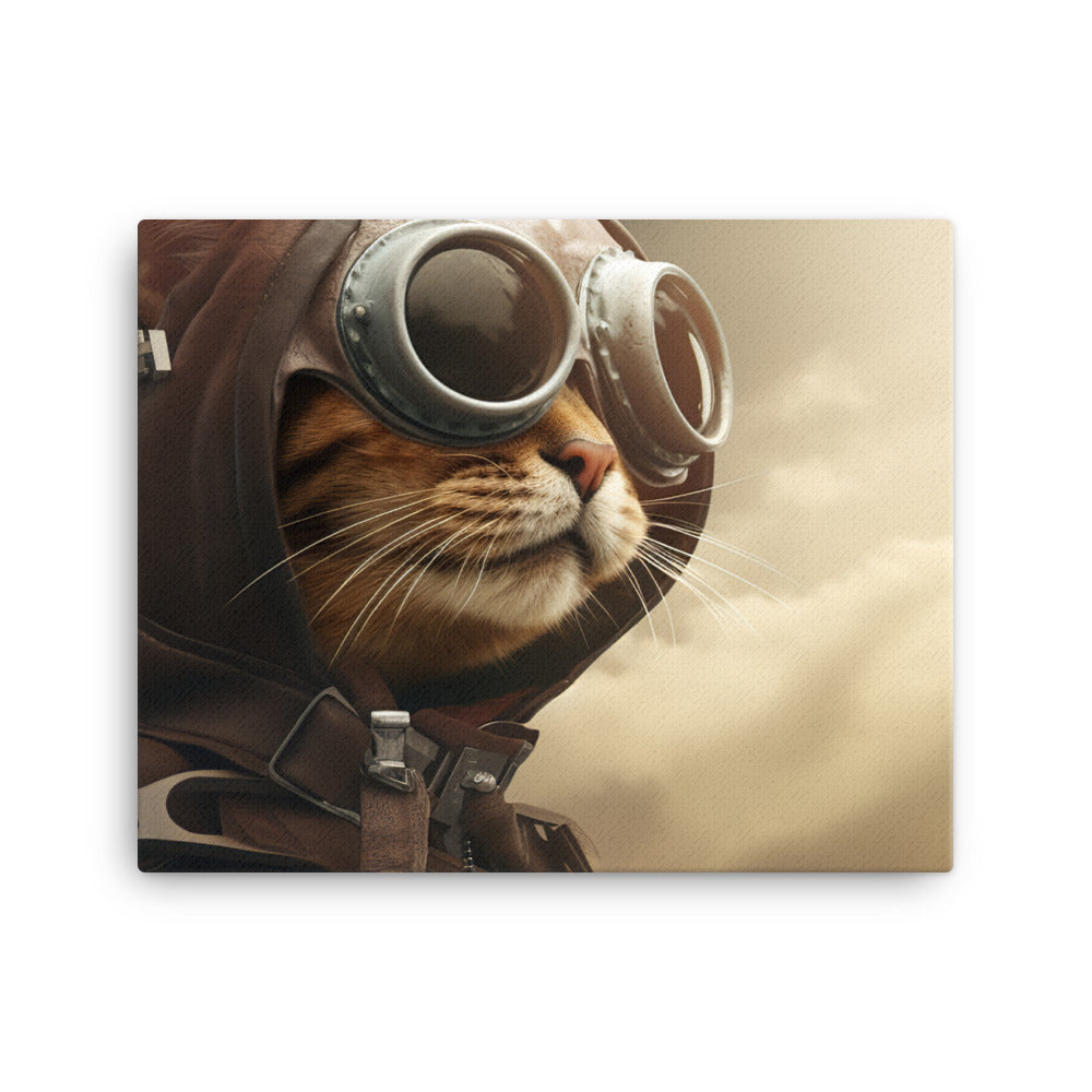 Abyssinian Pilot Canvas - PosterfyAI.com