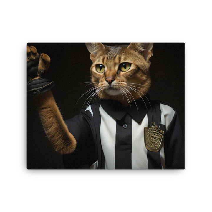 Abyssinian Referee Canvas - PosterfyAI.com