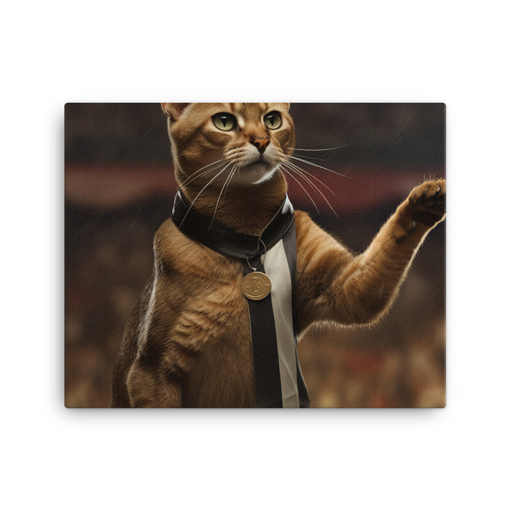 Abyssinian Referee Canvas - PosterfyAI.com