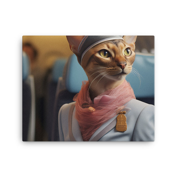 Abyssinian Cabin Crew Canvas - PosterfyAI.com