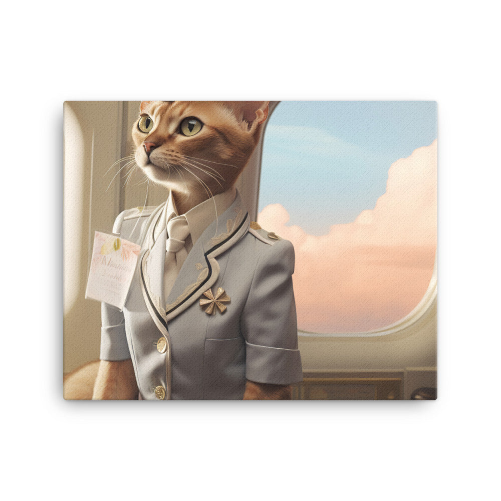 Abyssinian Cabin Crew Canvas - PosterfyAI.com