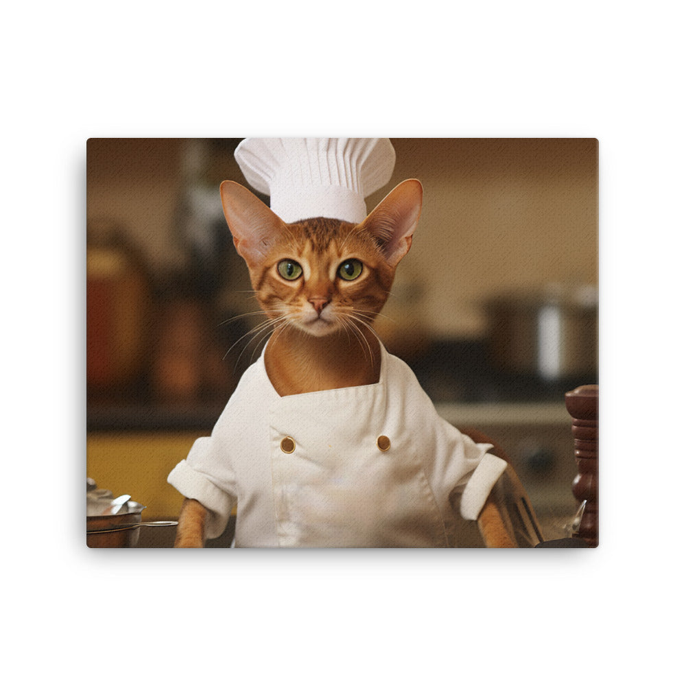 Abyssinian Chef Canvas - PosterfyAI.com