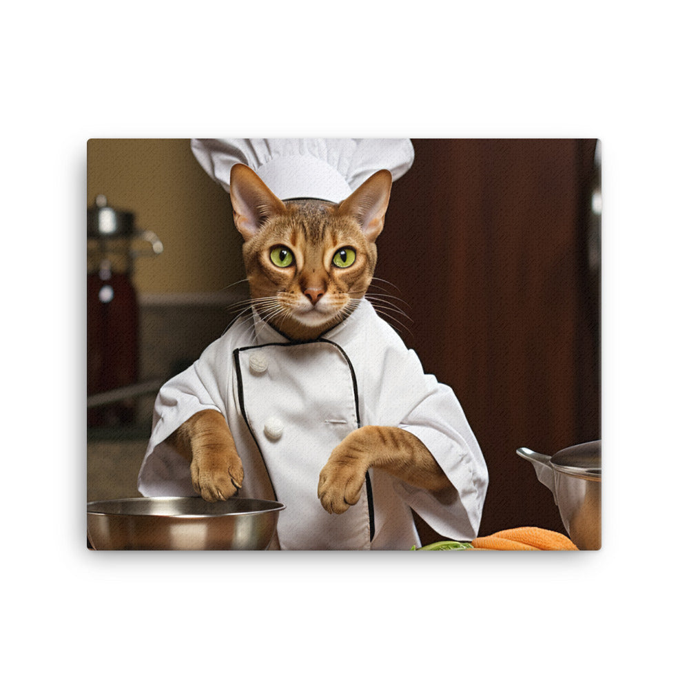 Abyssinian Chef Canvas - PosterfyAI.com