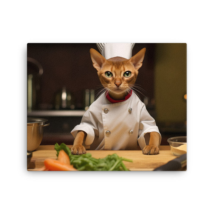 Abyssinian Chef Canvas - PosterfyAI.com