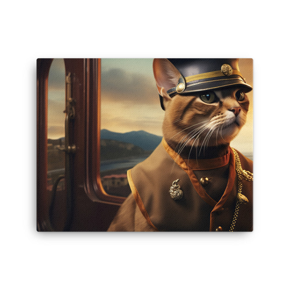 Abyssinian Transit Operator Canvas - PosterfyAI.com