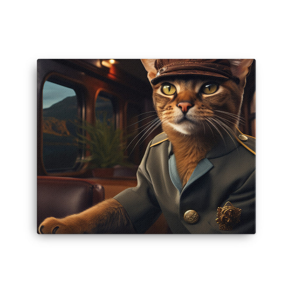 Abyssinian Transit Operator Canvas - PosterfyAI.com