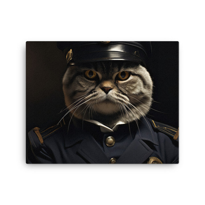 Scottish Fold Referee Canvas - PosterfyAI.com