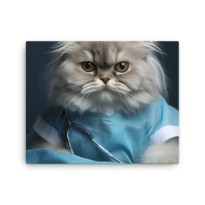 Persian Nurse Canvas - PosterfyAI.com