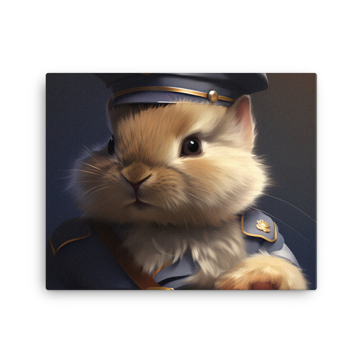 Lionhead Security Officer Canvas - PosterfyAI.com