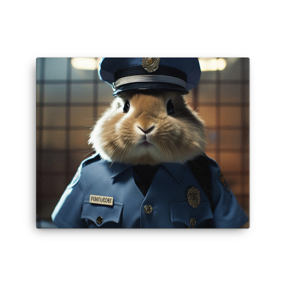 Lionhead Prison Officer Canvas - PosterfyAI.com