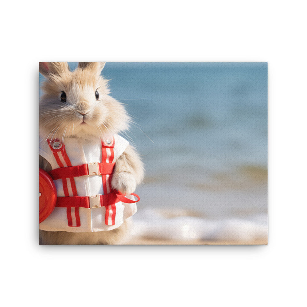 Lionhead Lifeguard Canvas - PosterfyAI.com