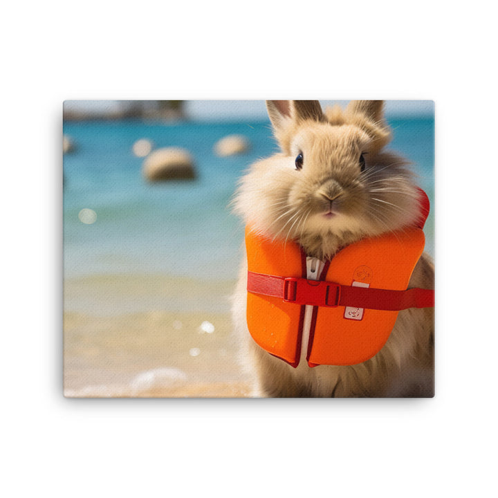 Lionhead Lifeguard Canvas - PosterfyAI.com