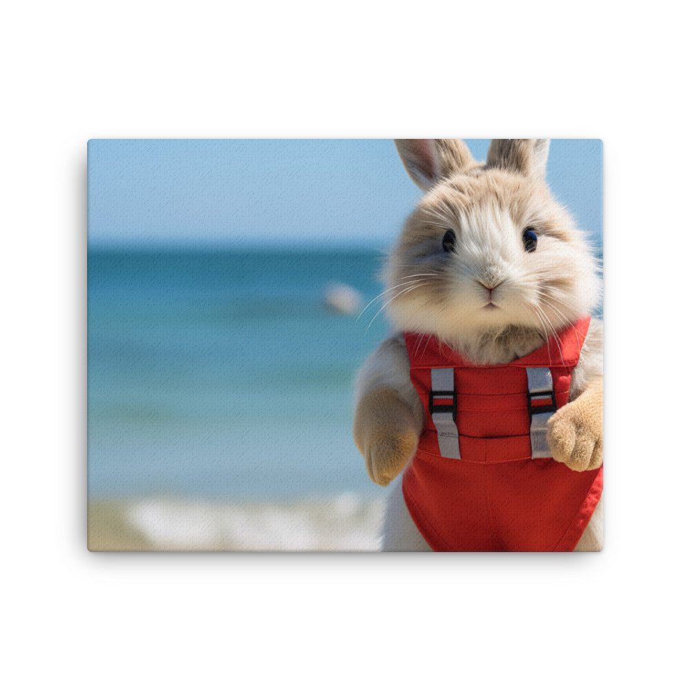 Lionhead Lifeguard Canvas - PosterfyAI.com