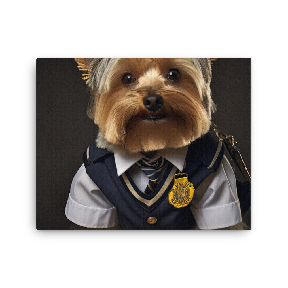 Yorkshire Terrier Transit Operator Canvas - PosterfyAI.com