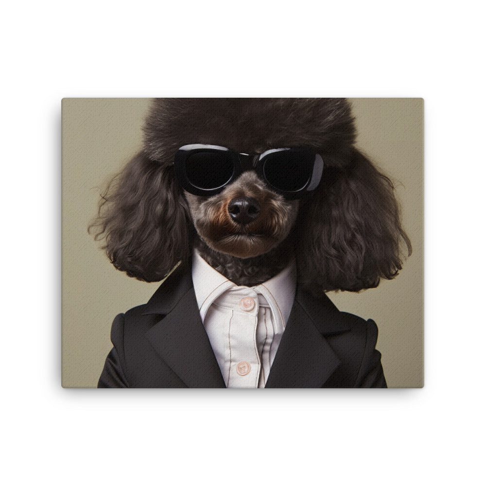 Poodle Sales Consultant Canvas - PosterfyAI.com