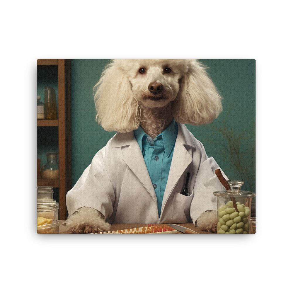 Poodle Pharmacist Canvas - PosterfyAI.com