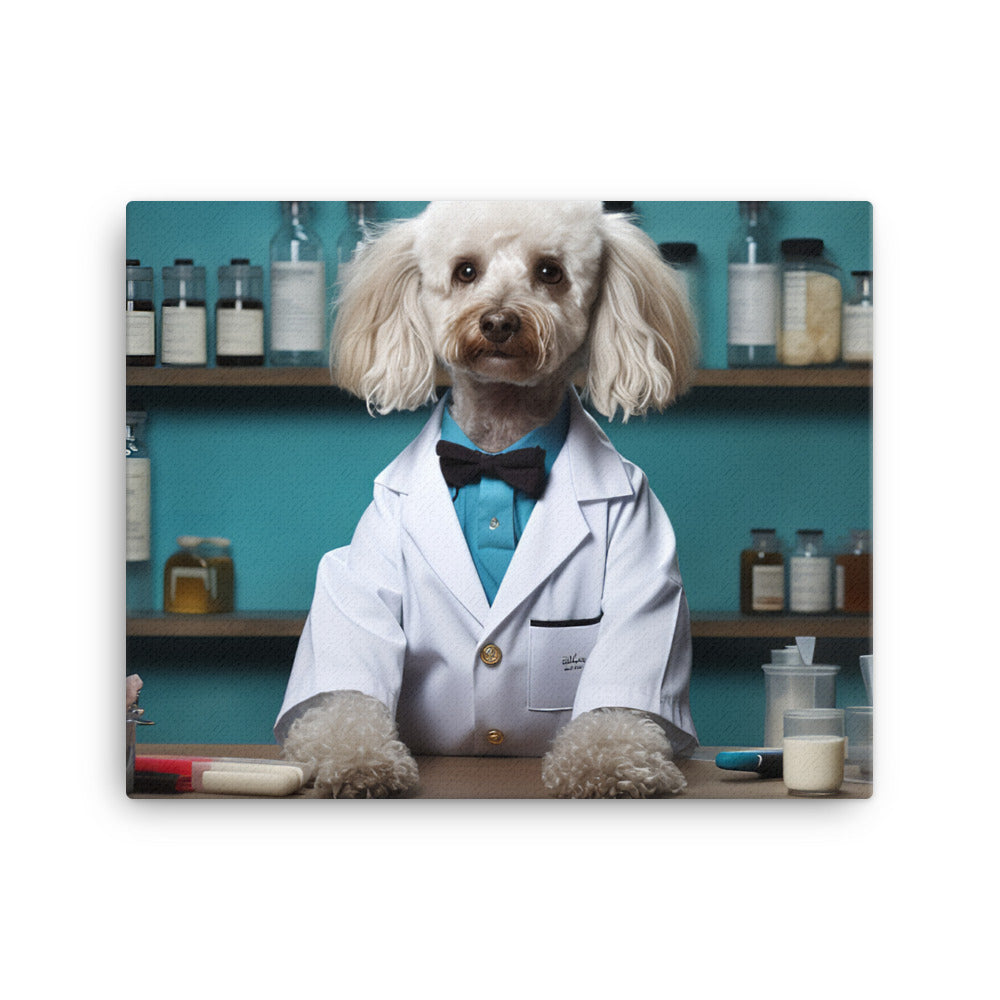 Poodle Pharmacist Canvas - PosterfyAI.com