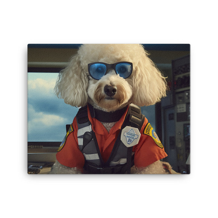 Poodle Paramedic Canvas - PosterfyAI.com