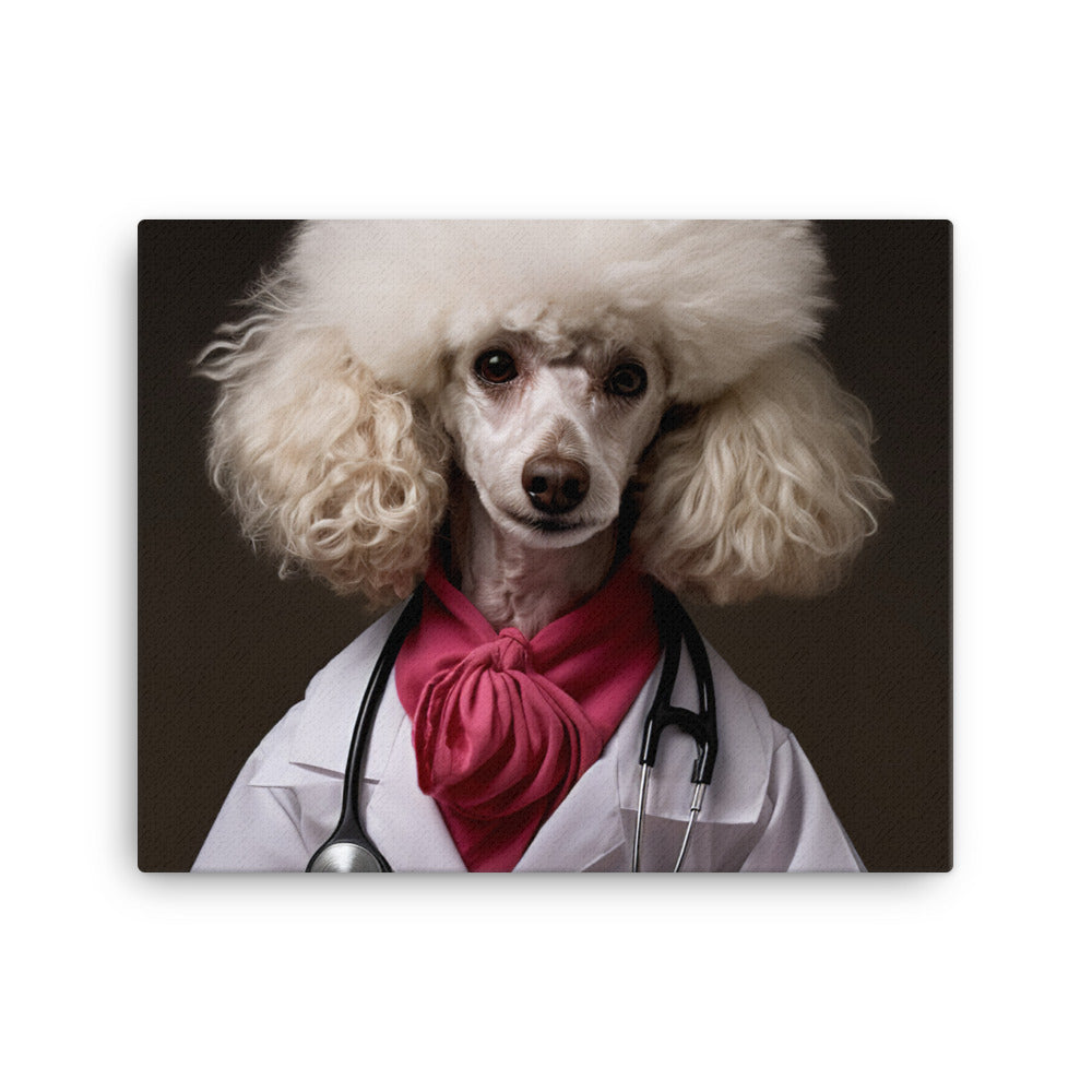 Poodle Nurse Canvas - PosterfyAI.com