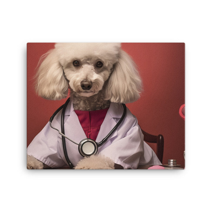 Poodle Nurse Canvas - PosterfyAI.com