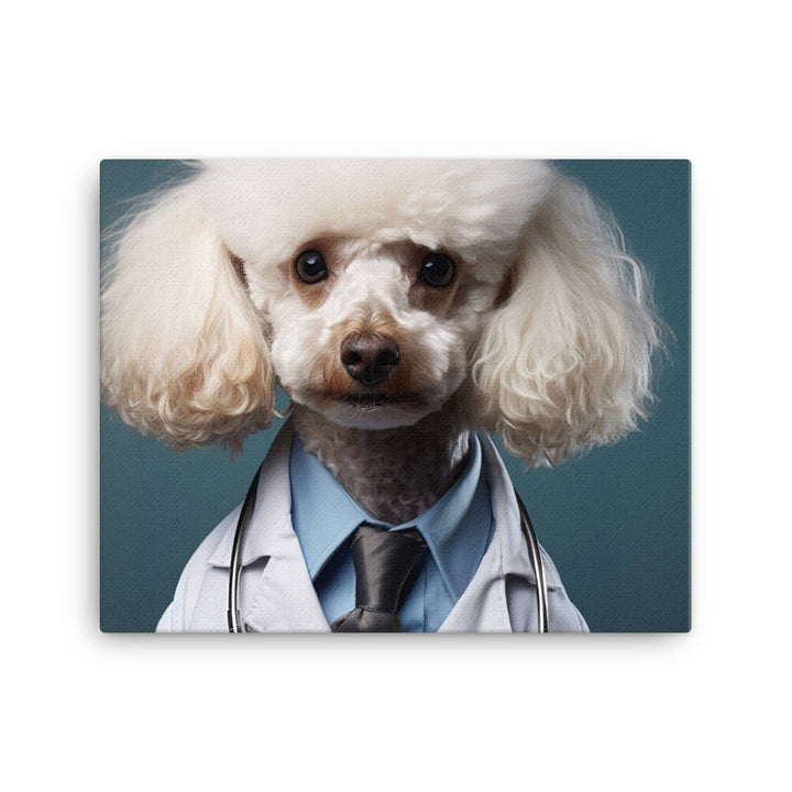 Poodle Doctor Canvas - PosterfyAI.com