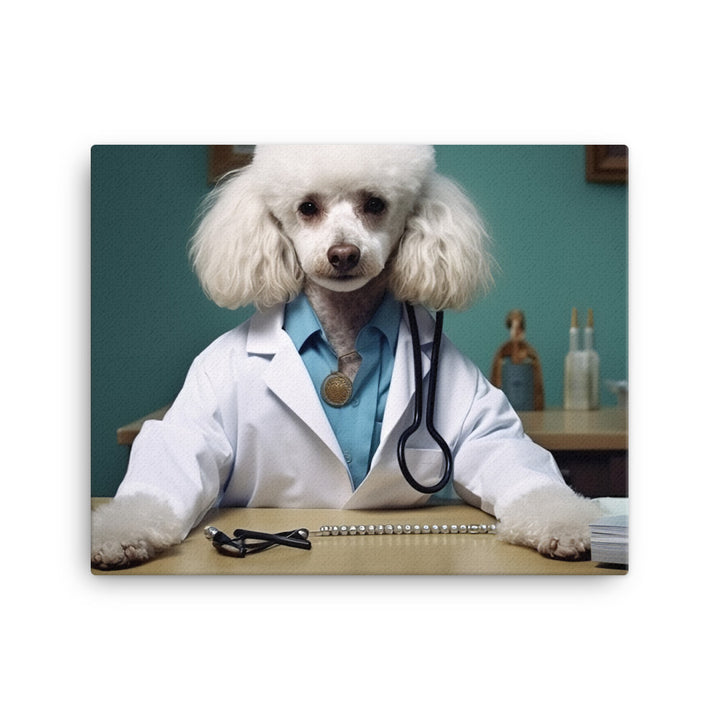 Poodle Doctor Canvas - PosterfyAI.com
