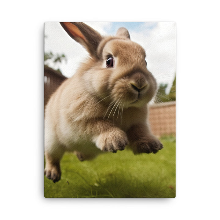 Holland Lop Canvas - PosterfyAI.com