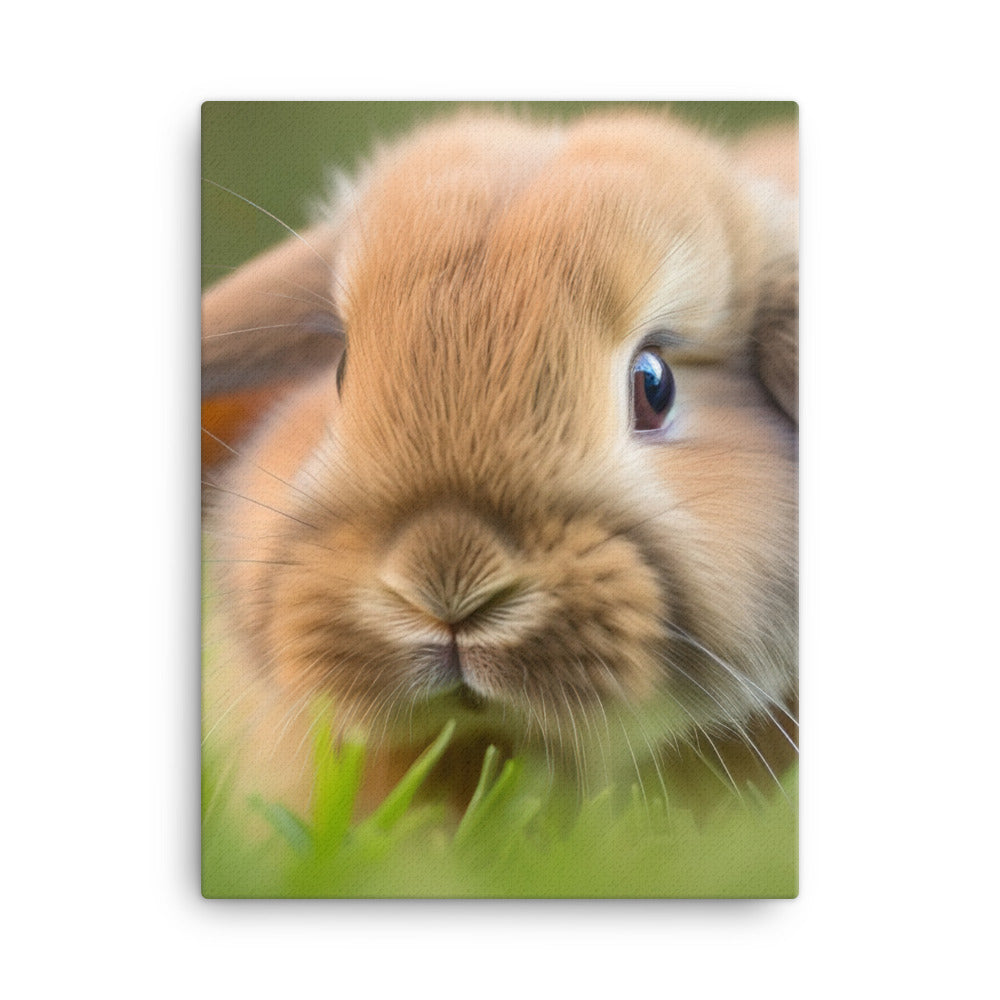 Holland Lop Canvas - PosterfyAI.com