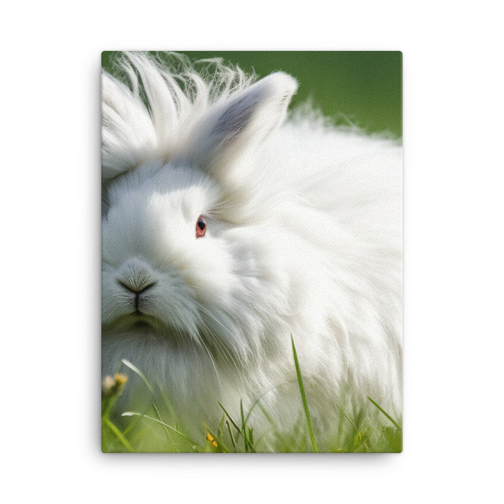 Fluffy Bunny Canvas - PosterfyAI.com