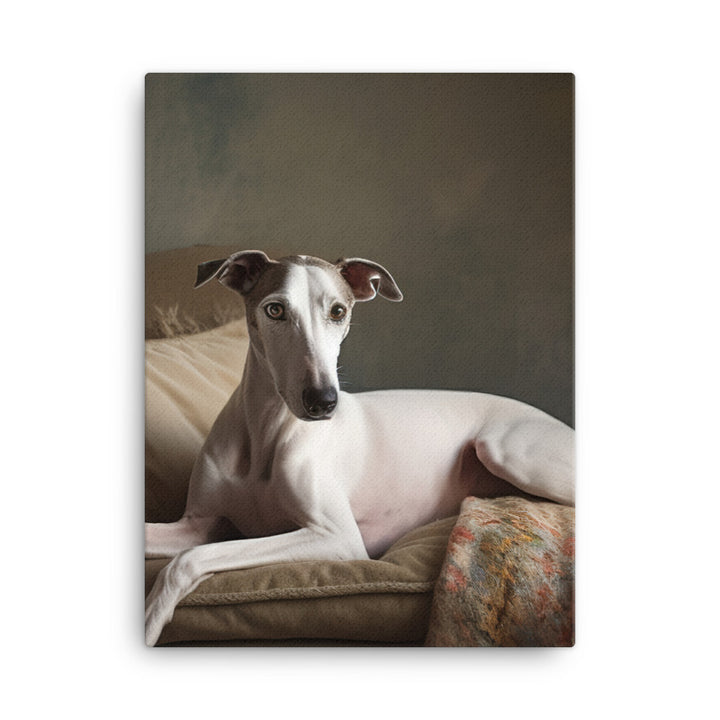 Whippet at Home Canvas - PosterfyAI.com