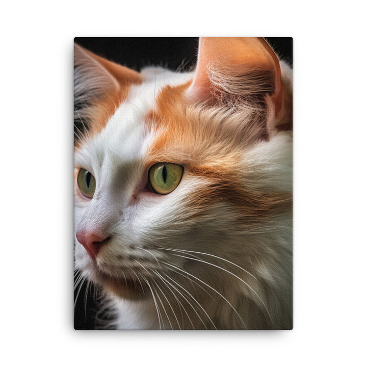 Spirit of Turkish Van Cat Canvas - PosterfyAI.com