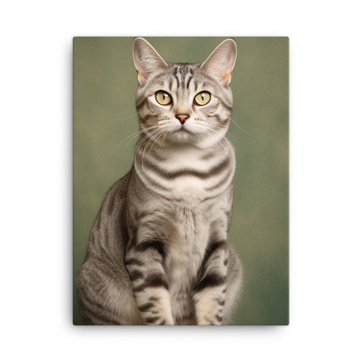 American Shorthair Cat Canvas - PosterfyAI.com