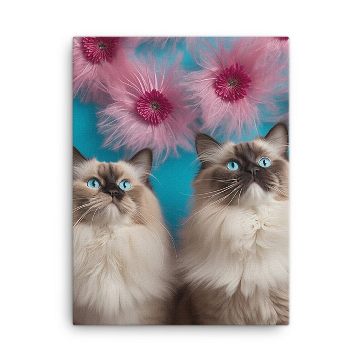 Ragdoll in Wonderland Canvas - PosterfyAI.com