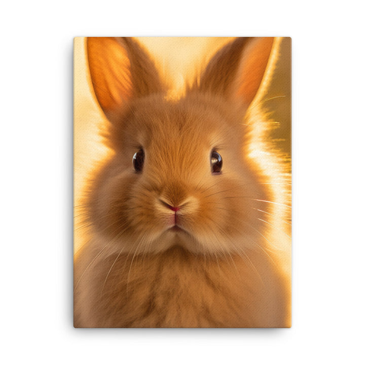 Adorable Cinnamon Fluffball Canvas - PosterfyAI.com